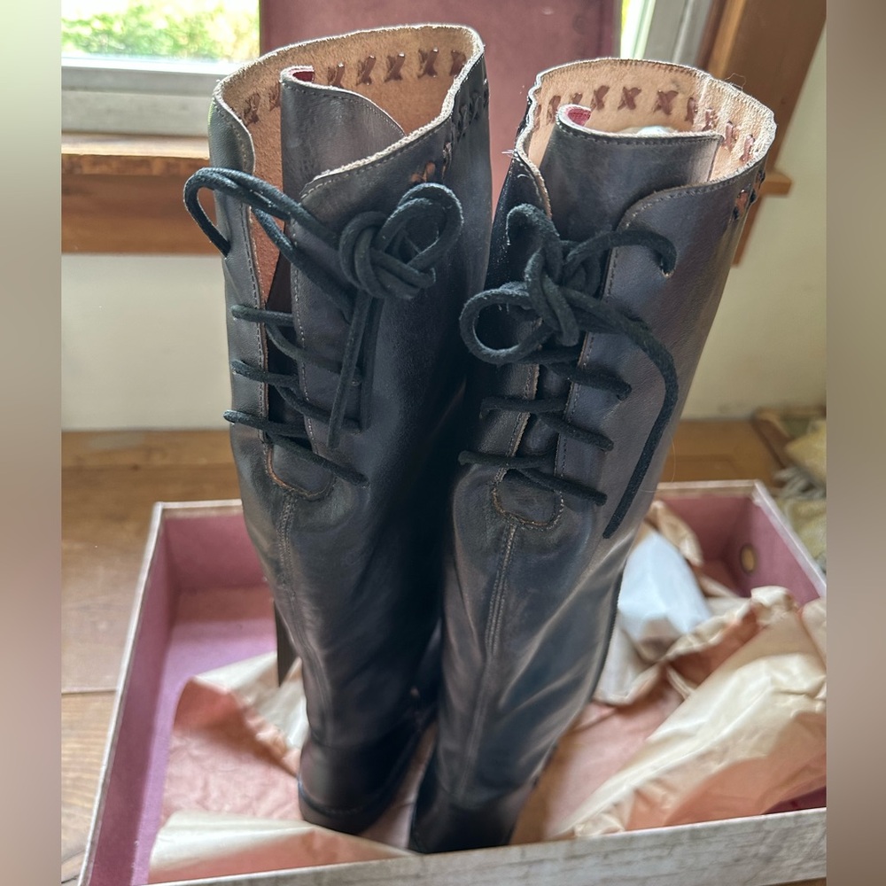 BED|STU Black NWT BedStu Manchester III boots size 8.5 sold by Free People - Picture 3 of 10